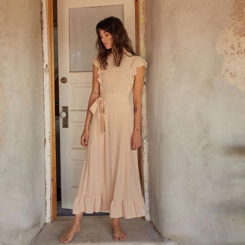 Christy Dawn The Quinn Dress in Butterscotch